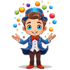 Artist who juggles