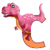 C - DINOSAUR, customizable