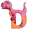 D - DINOSAUR, customizable