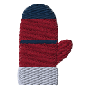 Handschuh bestickt