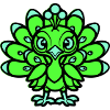 Peacock Comic Animal