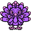 Peacock Comic Animal