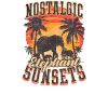 Elephant Nostalgic Elephant Sunsets
