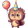 Hérisson Anniversaire Bande Dessinée
