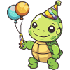 Turtle Birthday Comic