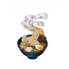 Nudlar, Ramen, Nudlar, Chibi, Asien, Nudelsoppa, Anime