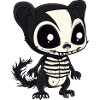 Skunk Halloween Zombie