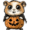 Hamster Halloween Zombie
