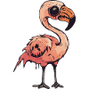 Flamingo Halloween Zombie