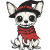 Chihuahua Dog Halloween Zombie