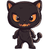 Panthère Halloween Zombie