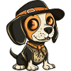 Beagle Dog Halloween Zombie