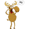 Frightened Moose