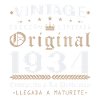 Vinatge 1934 Birthday Gift