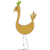 Stylized bird