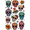 Mexicansk kranie - sukker kranie - doodle