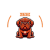 Kaffee und Bordeauxdogge