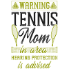 Funny Tennis Player Racket Mom