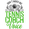 Funny Tennis Player Racket Coach