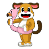 Dog Flamingo