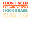 Lawn mower mowing