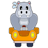 Voiture hippopotame