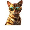 Bengalsk kat Leopard Kat Leopardette Bengalske Katte
