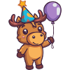 Moose Birthday Comic