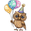 Owl Birthday Comic