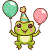 Frog Birthday Comic