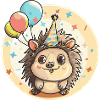 Hedgehog Birthday Baby