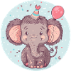 Mammoth Birthday Baby