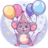 Souris Anniversaire Bébé