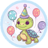 Tortue Anniversaire Bébé