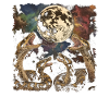 Kugelpython Schlange Heulender Mond