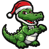 Alligator Christmas