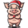 Pig Christmas