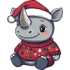 Rhino Christmas