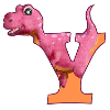 Y - DINOSAUR, customizable