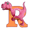 R - DINOSAUR, customizable