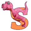 S - DINOSAUR, customizable