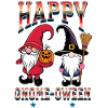 Happy Gnome-Oween Funny Halloween Gnome