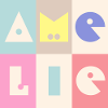 Amelie Name Baby Mädchen bunt