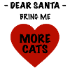 Weihnachtsdesign Katze