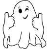 Winking ghost