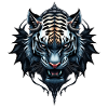 Die Kraft und Anmut des Tigers.