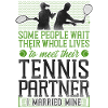 Funny Tennis Player Racket Husband