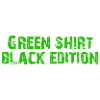 Grünes Shirt Black Edition