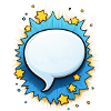 Comic Cartoon Speech Bubble