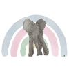 Dancing elephant baby